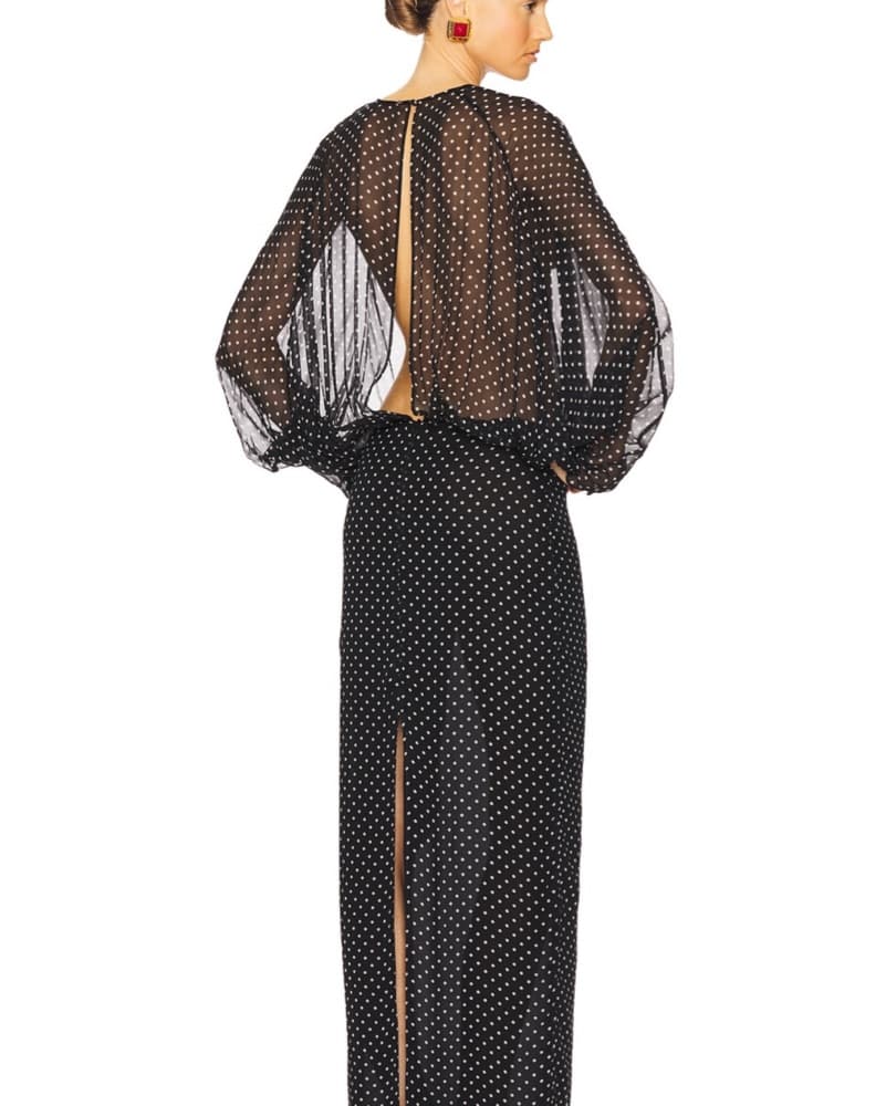 Helsa Polka Dot Gown - Image 4