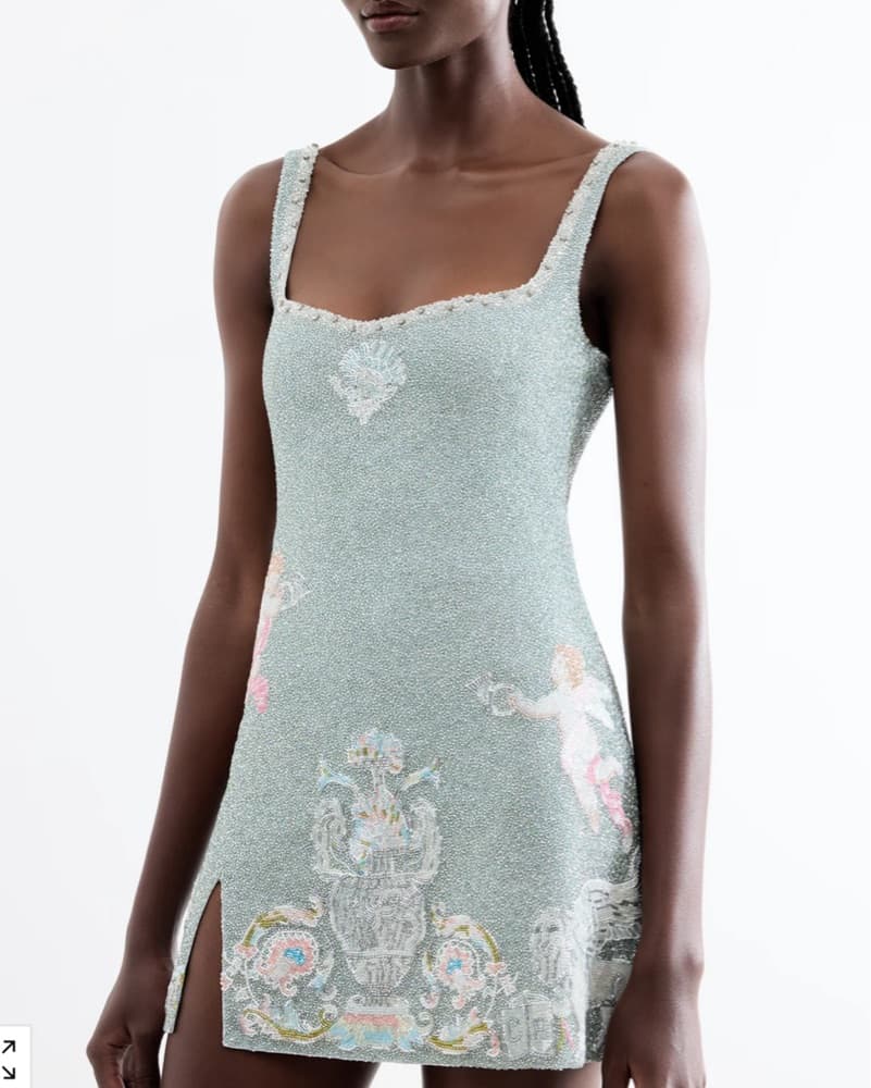 Palazzo Mini Dress - S - Image 3