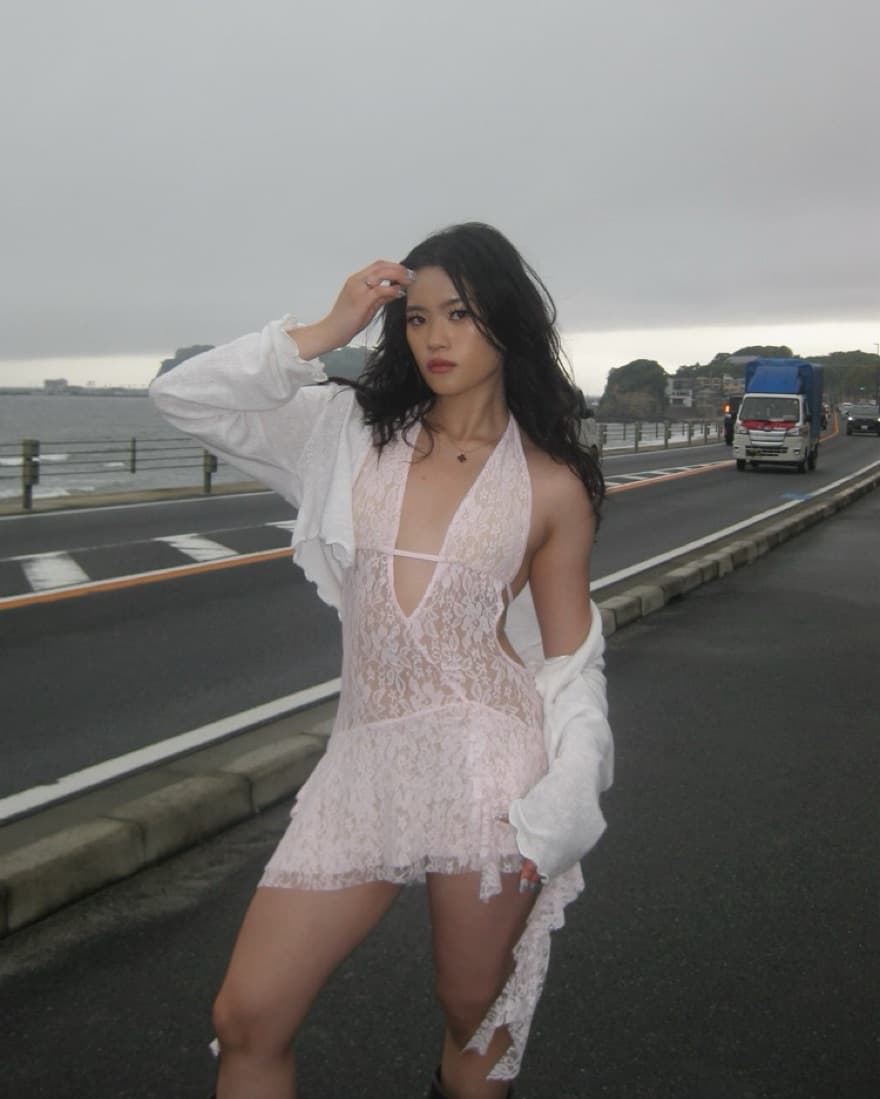 I.AM.GIA Irisia Lace Dress in Pink - Image 2
