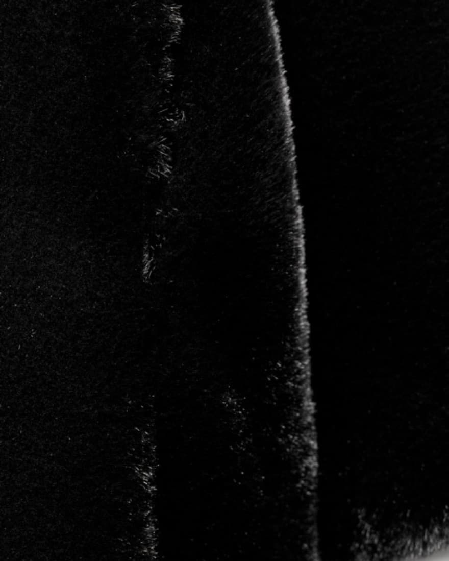 Zara Faux Fur Coat Black  - Image 5