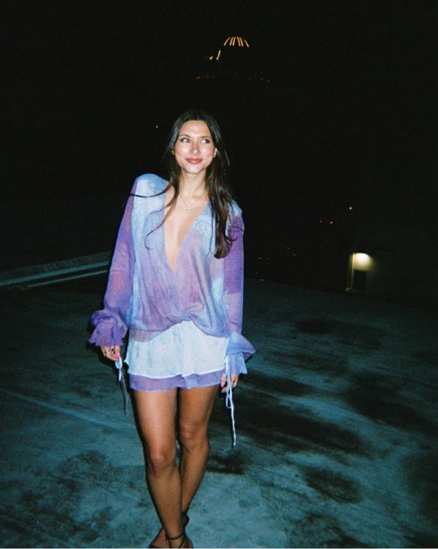 Into Gaia Purple Long Sleeve Mini - Image 3