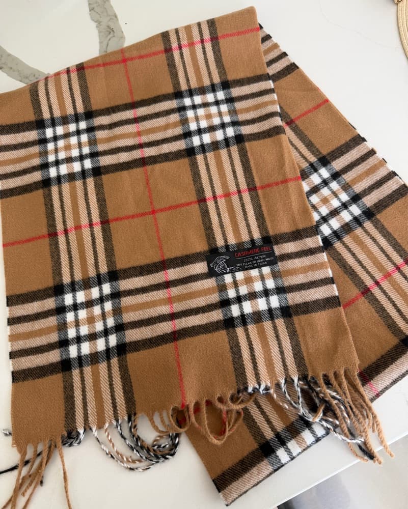Cashmere Feel Shawl, Scarf, Small Blanke - Image 1