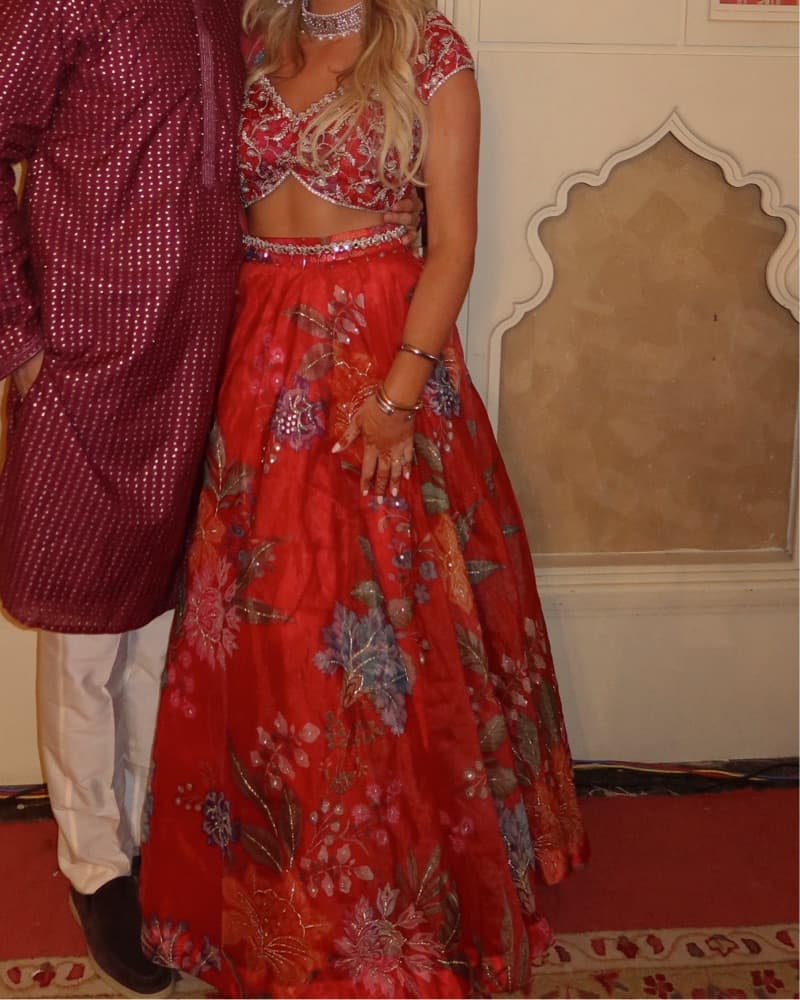 red Lehenga - Image 1