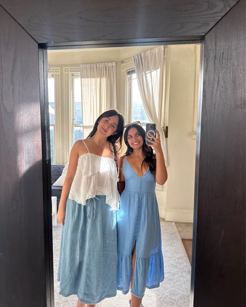 Abercrombie And Fitch Maxi Blue Dress - Image 3