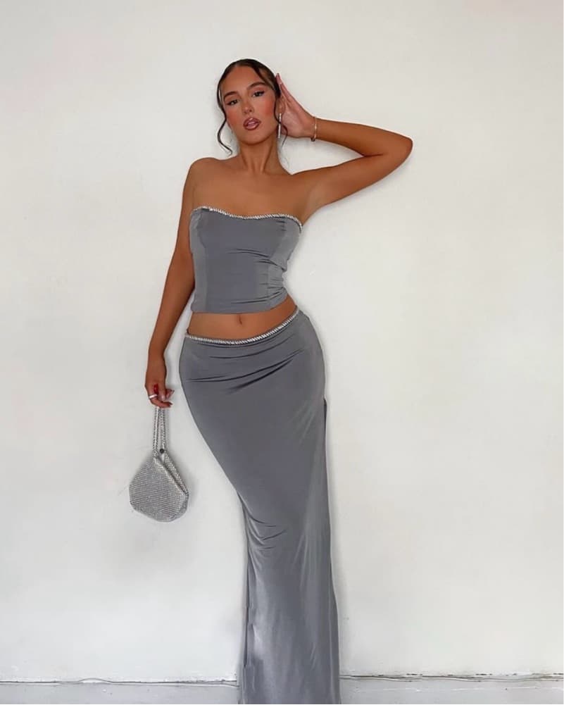 Mistress Rocks Gray Rhinestone Set SMALL - Image 3