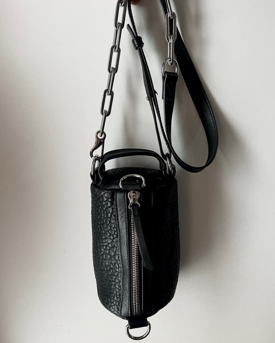 & Other Stories Black Leather Handbag - Image 1