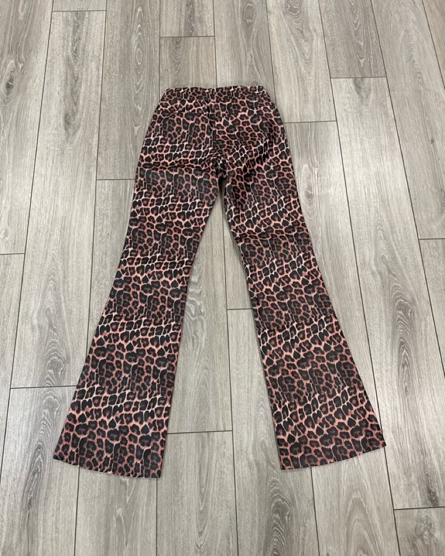 I Am Gia Cheetah Print Leather Pants - Image 3