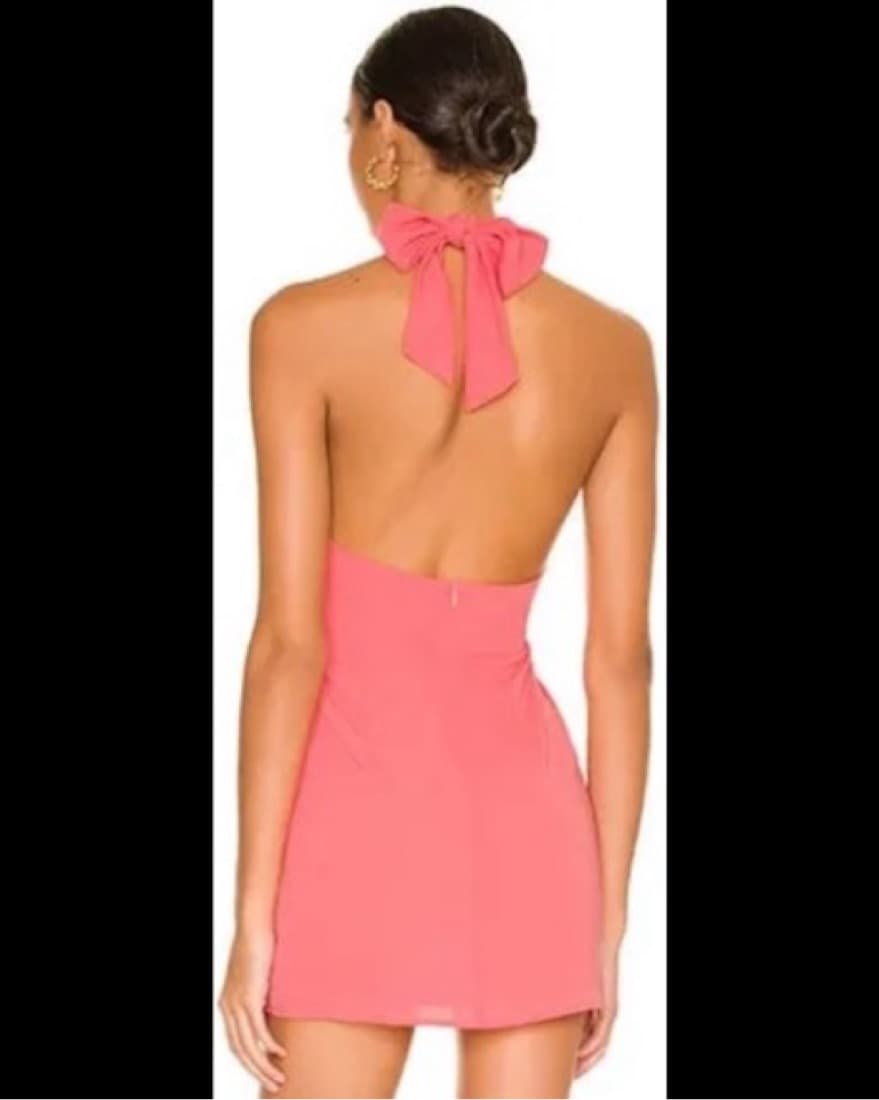Superdown Grace Cross Front Dress - Pink - Image 2
