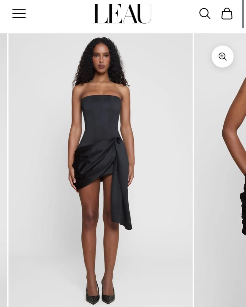 Solara Satin Corset Dress - Image 3