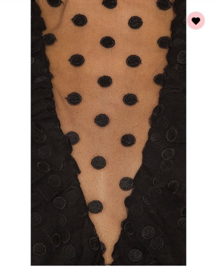 Janey Mini Dress in Black - Image 4