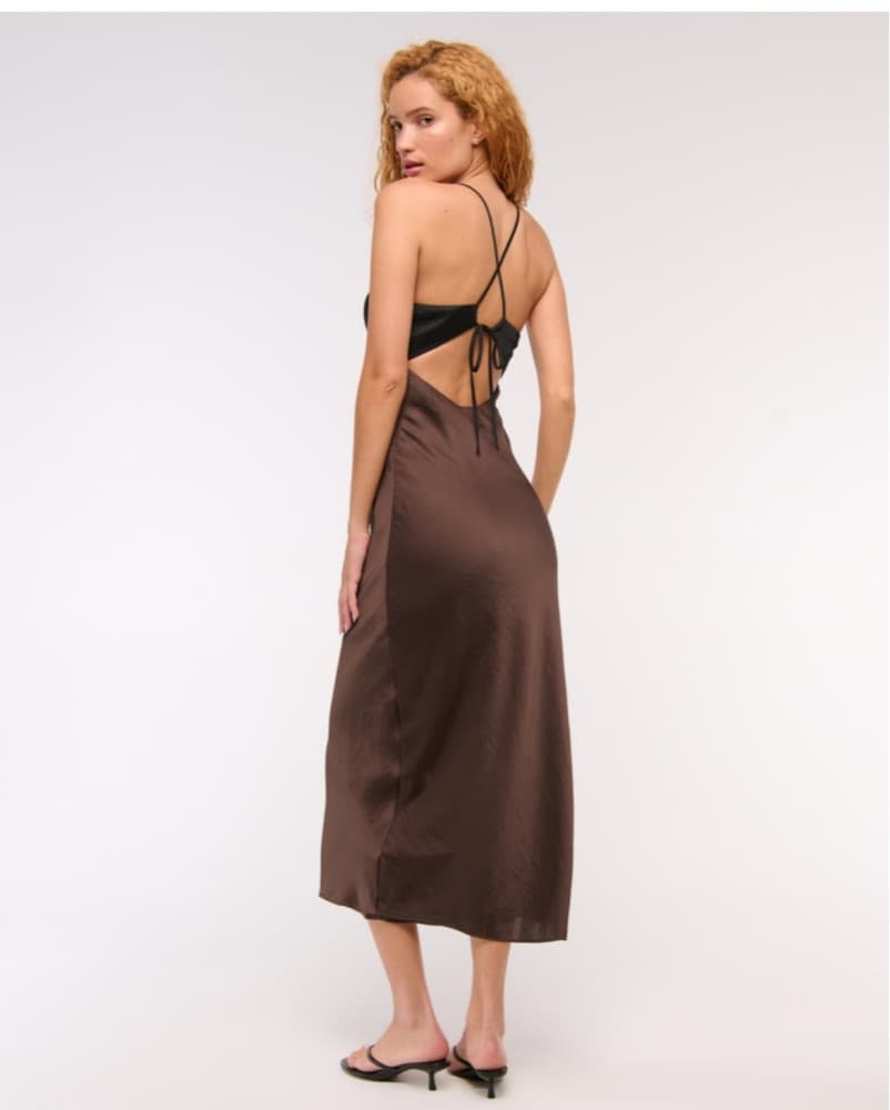 Abercrombie Julia Slip Tie Maxi Dress - Image 2