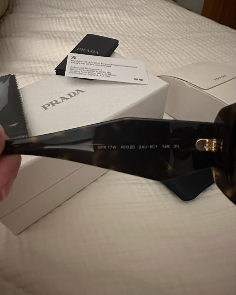 Prada Tortoise Sunglasses - Image 6