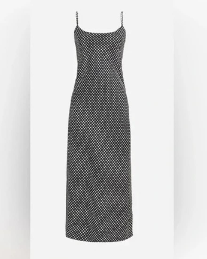 Black and White Silk Midi - Image 1