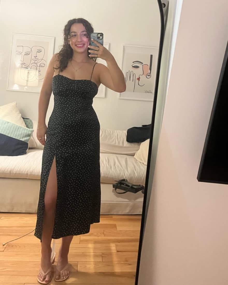 zara polka dot midi dress - Image 3