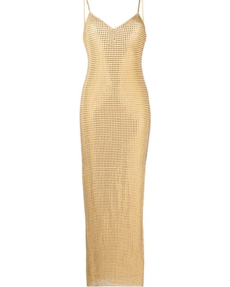 Self Porrait Rhinestone Mesh Dress  - Image 1