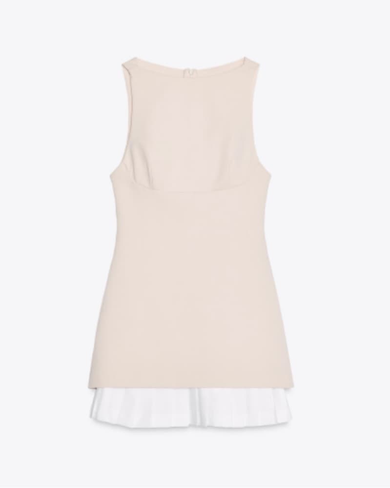 Cream/white Mini Dress - Image 2