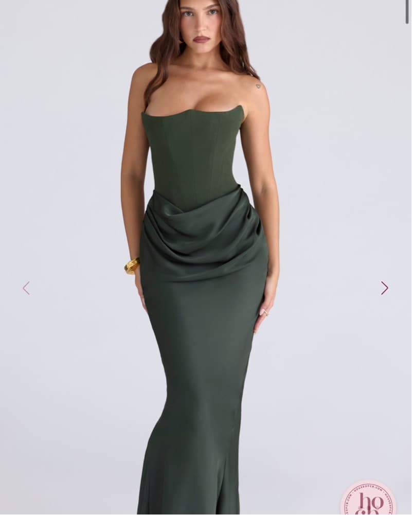 House Of CB Green Persephone Maxi - Image 1