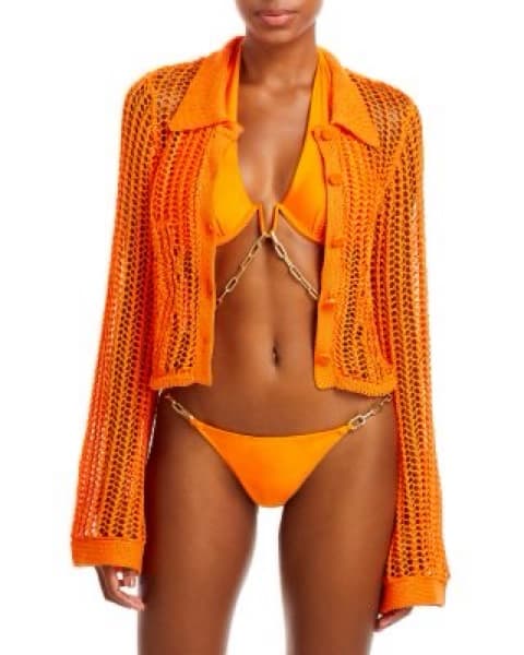 Cult Gaia Velma Crocheted Top - Image 4