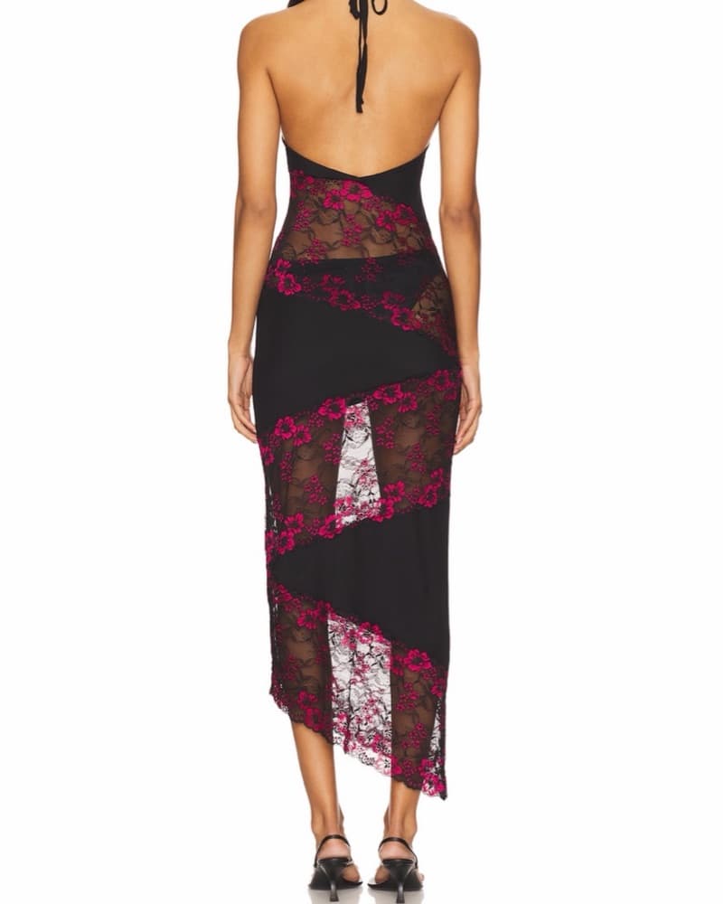 Paloma Midi Dress In Black I Am Gia  - Image 2