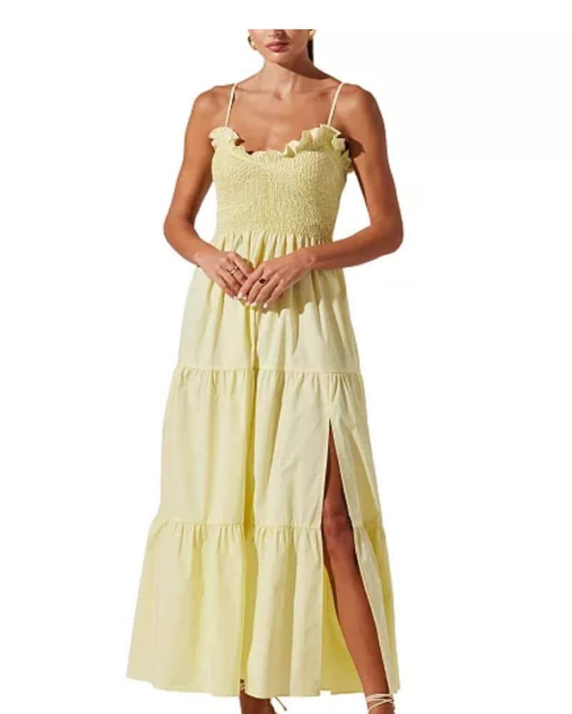 ASTR the Label Yellow maxi dress - Image 2