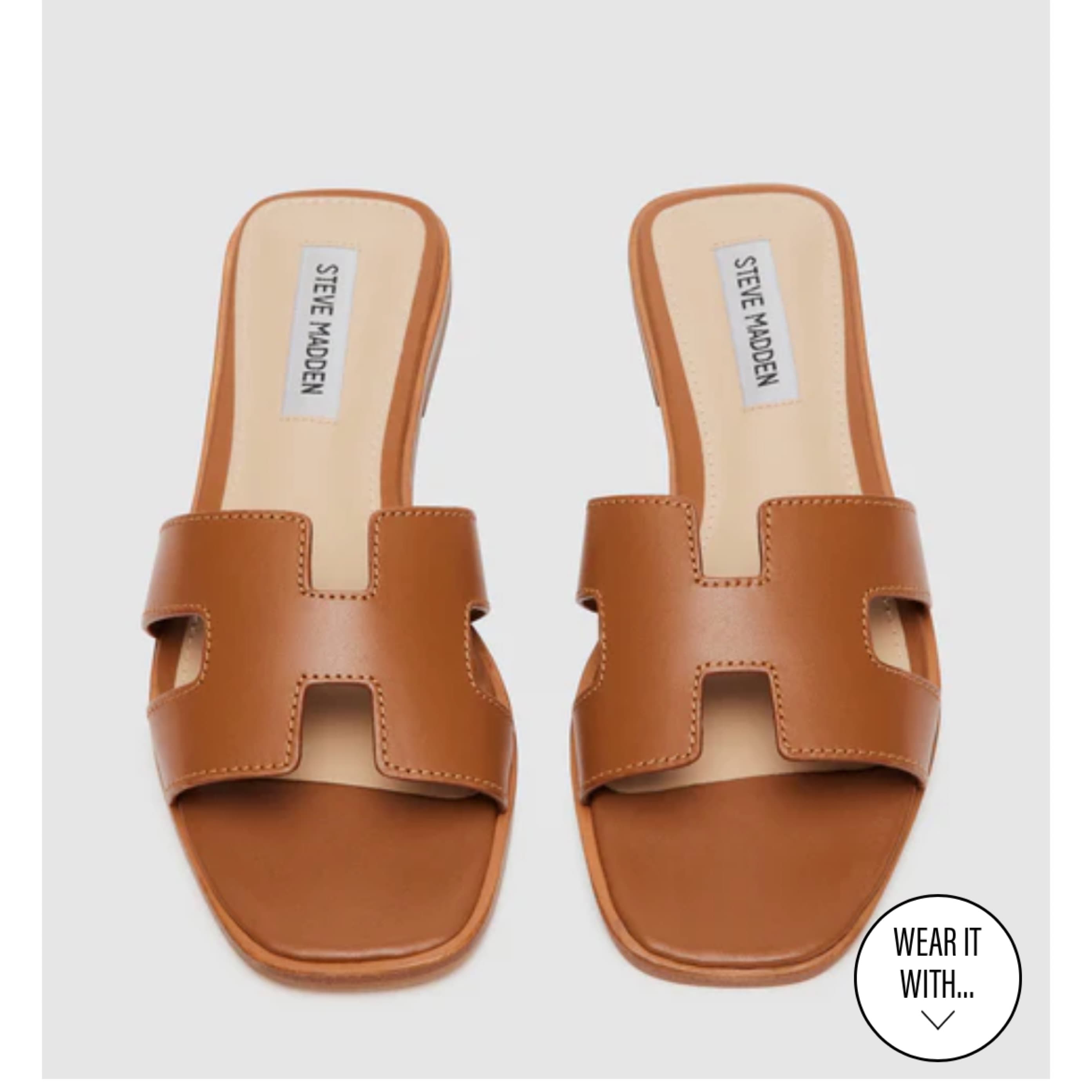 Steve Madden Brown Sandals - Image 1
