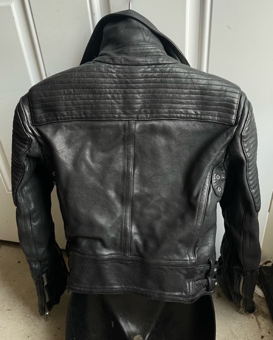 Burberry Loseley  Leather Jacket Moto - Image 5