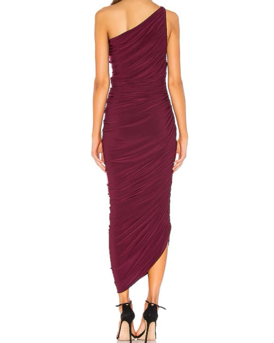 Norma Kamali One Shoulder Dress - Image 3