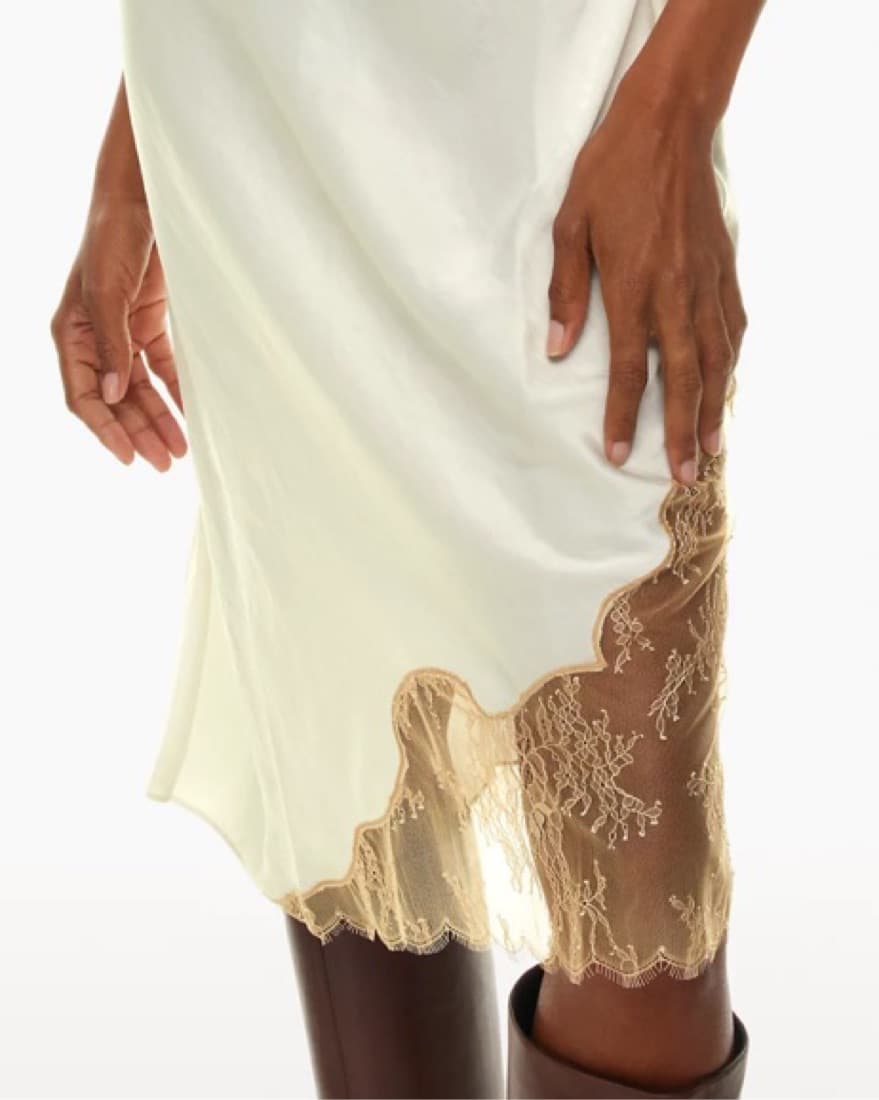 Wilfred- Sonnet Satin Dress(white/cream) - Image 5
