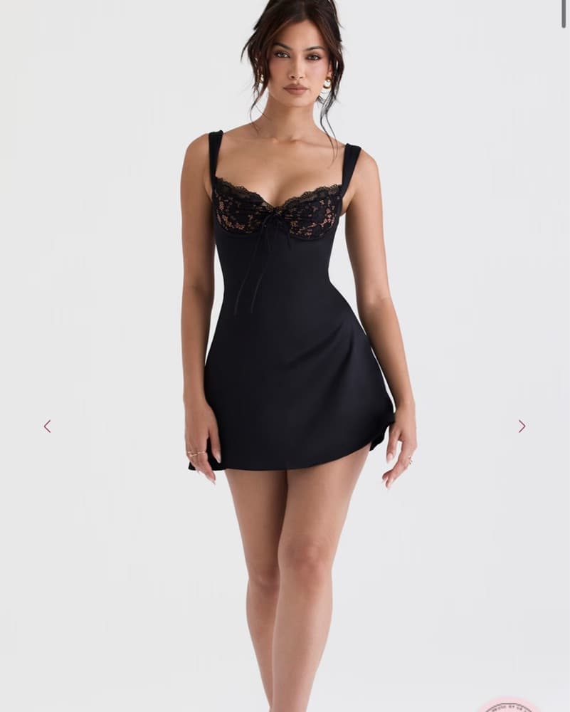 Black House Of Cb Mini Dress - Image 1