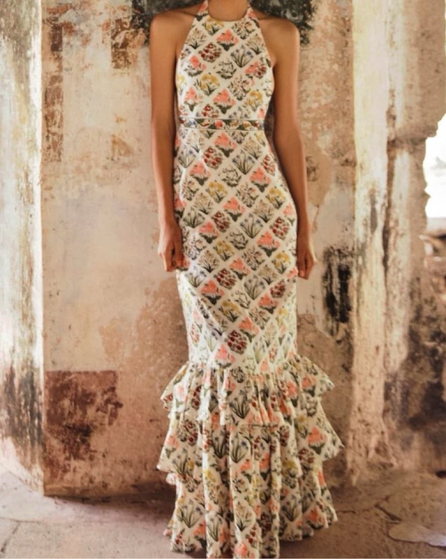 Agua Bendita Halter Dress - Image 1