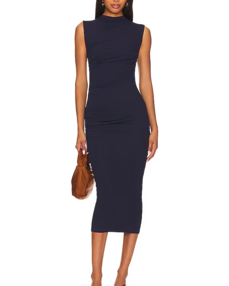 Enza Costa Navy Dress - Image 1