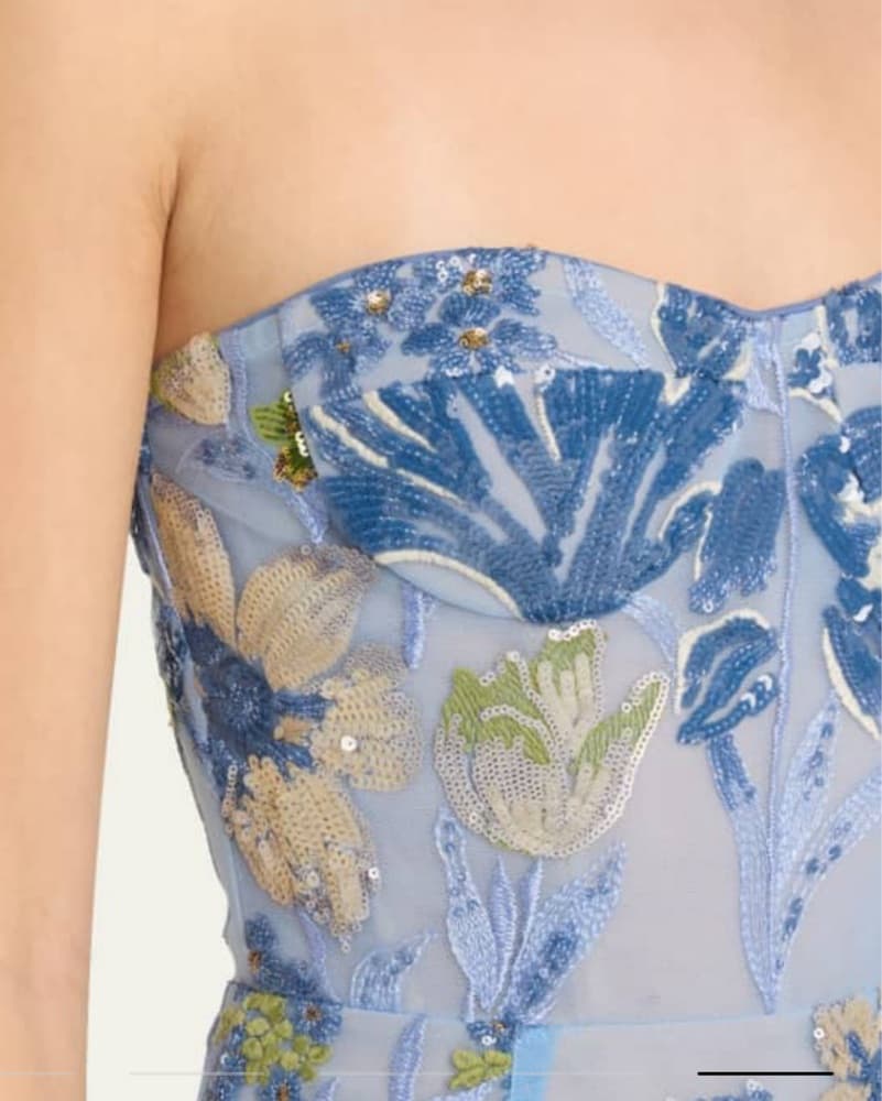 Bronx and Banco Dahlia sequin Blue Dress - Image 2