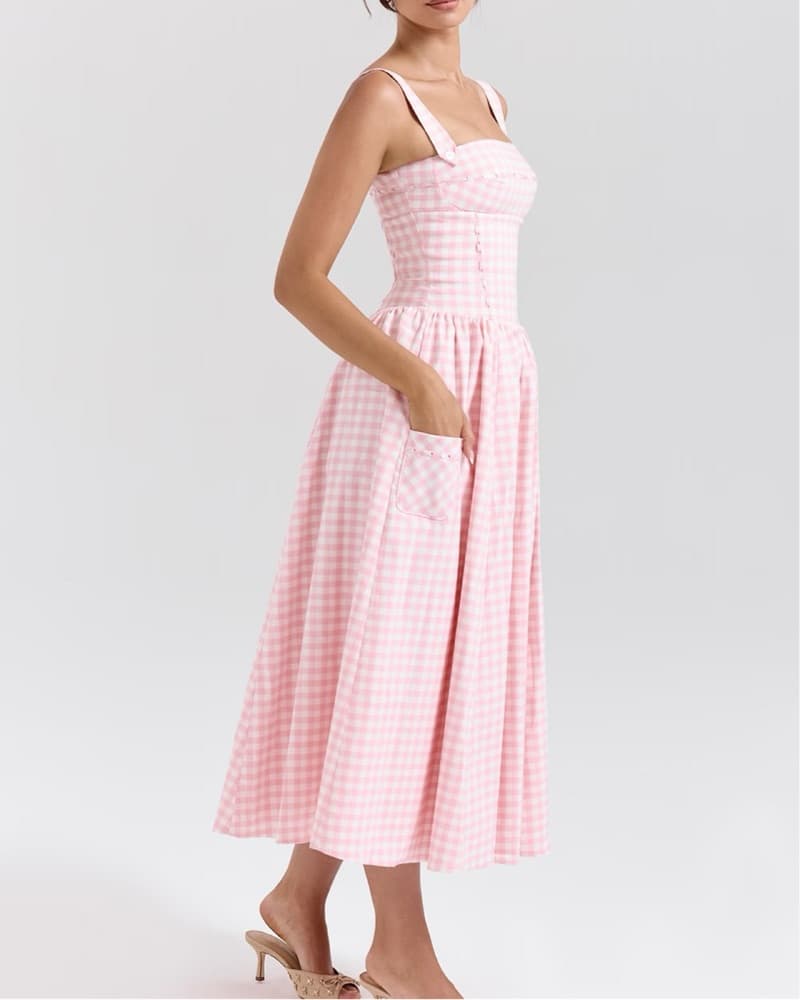 House Of CB Pink Vivien Dress MEDIUM - Image 5