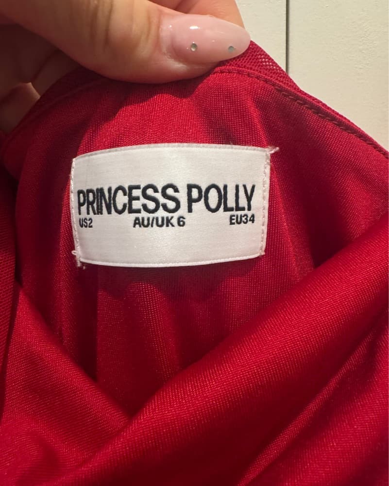Princess Polly Red Mini Dress - Image 4