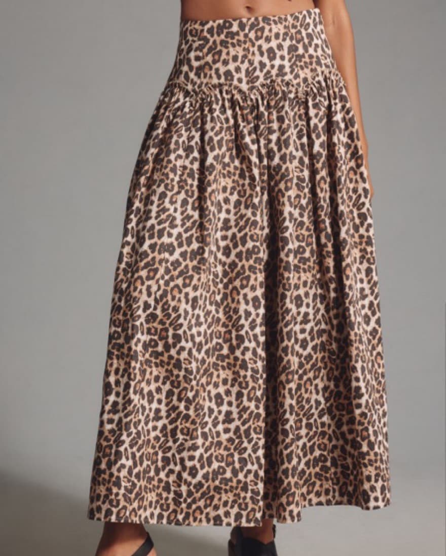 Leopard Print Maxi Skirt - Image 2