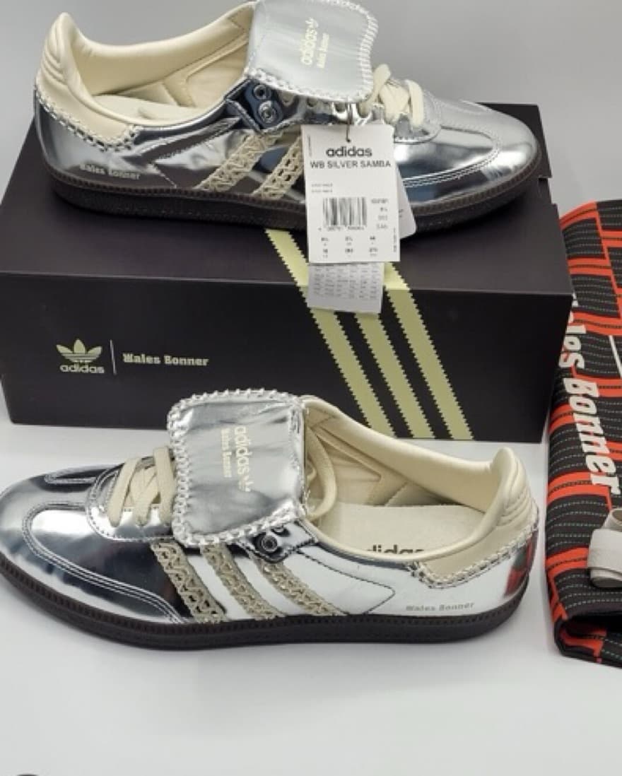 Adidas Wales Bonner Silver Samba - Image 3