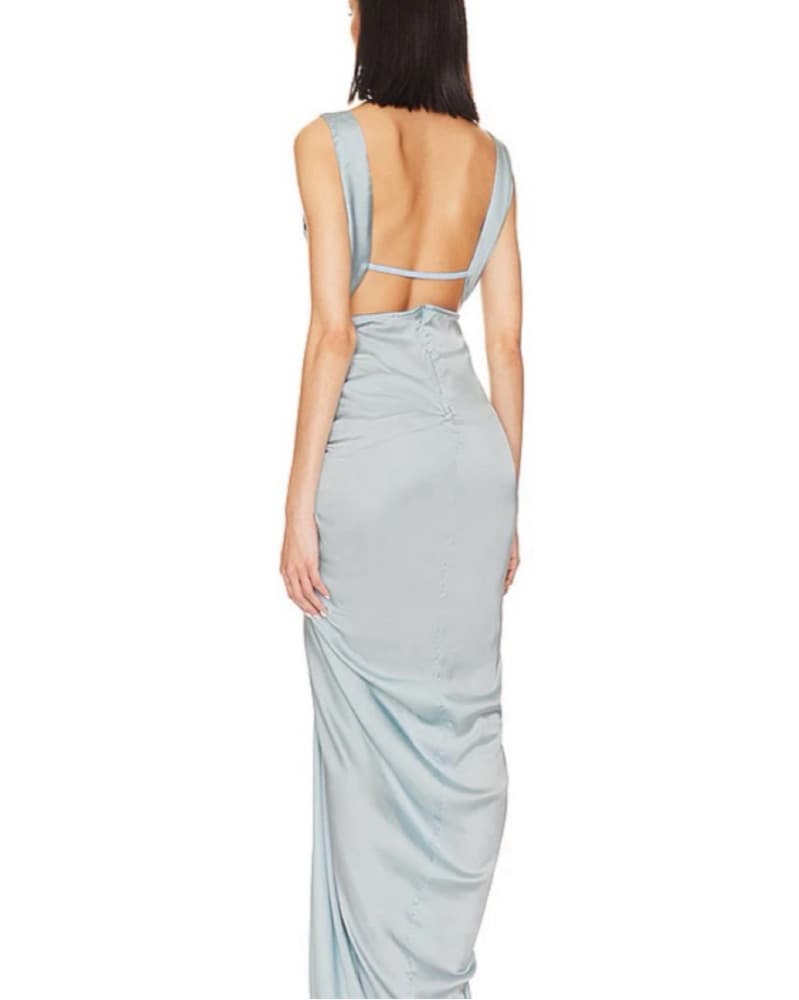 Baobab Light Blue Maxi Dress  - Image 3