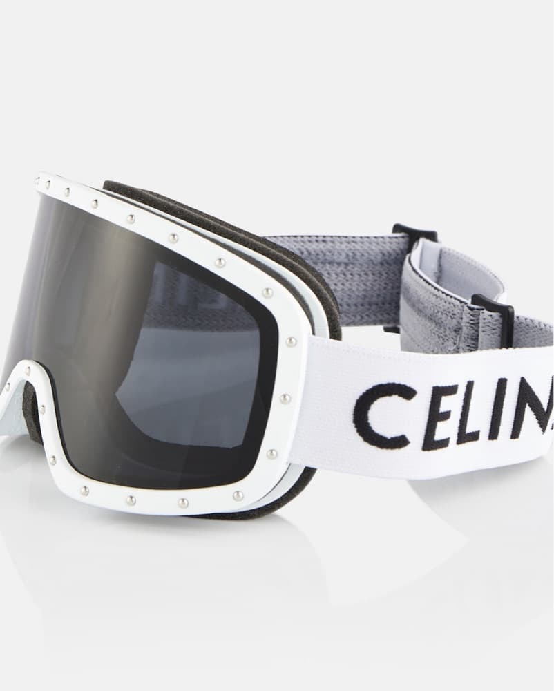 Celine White Ski Goggles - Image 1