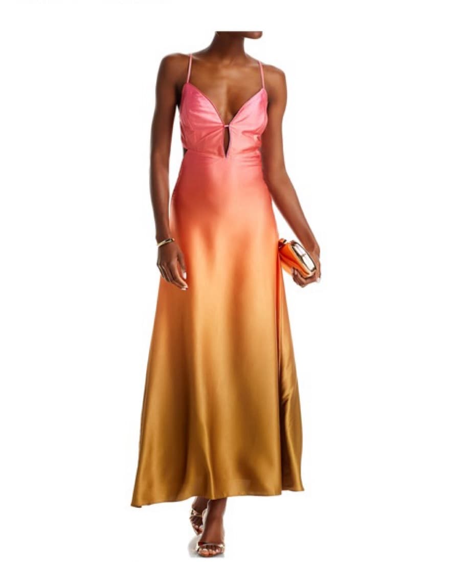 Bardot Ombre Slip Dress - Image 2