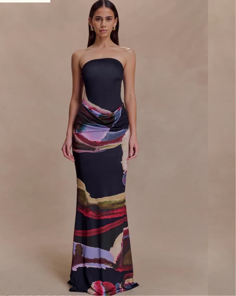 Meshki Madison Slinky Maxi Dress - Image 1