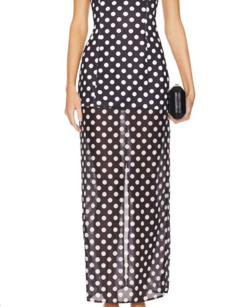 Revolve Polka Dot Dress Size Small  - Image 2