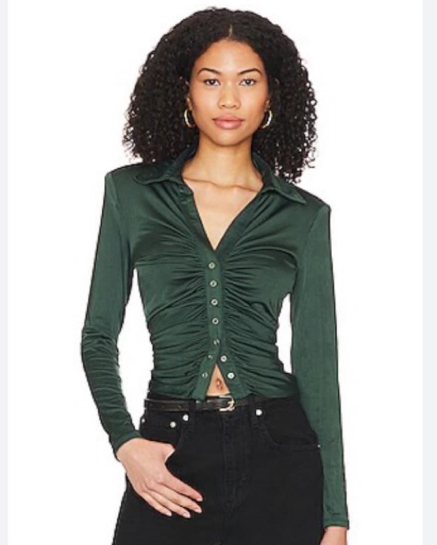 Green ASTR Buttondown  - Image 1