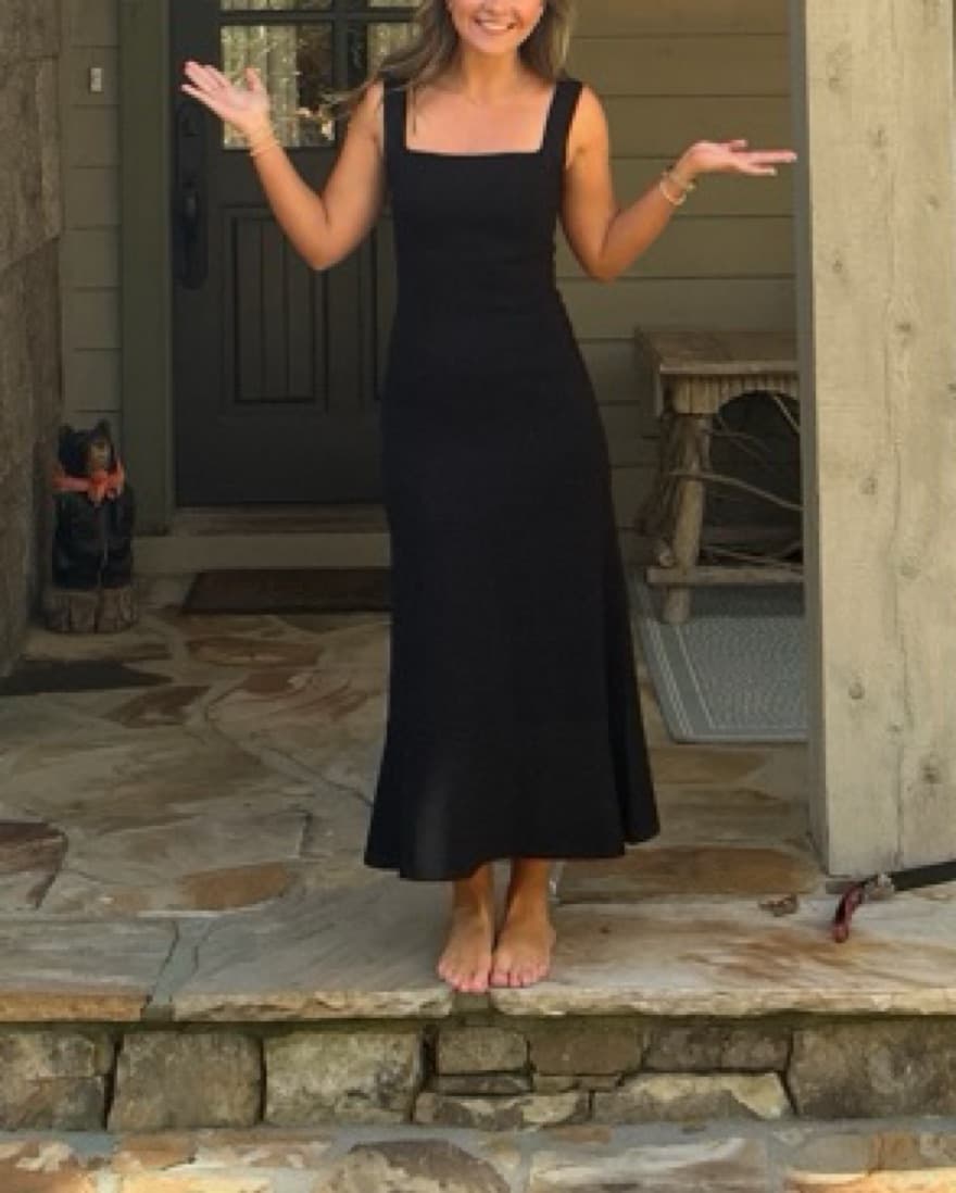 Simkhai Ingrid Black Dress - Image 2