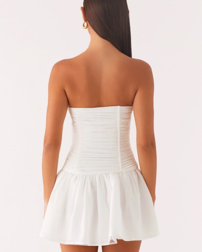 White Mini Dress  - Image 3