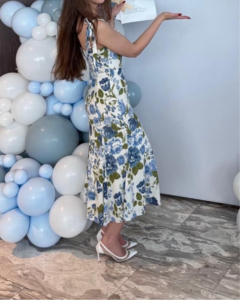 Reformation Floral Dress - Image 2