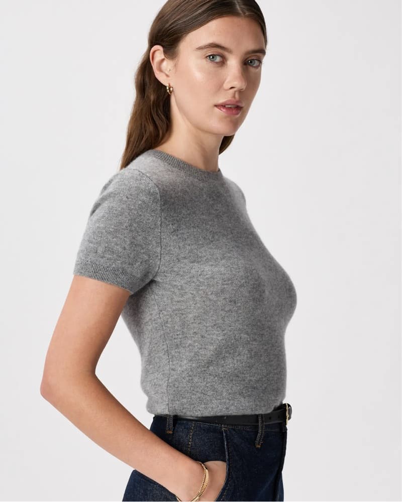 Quince Mongolian Cashmere Tee - Image 3
