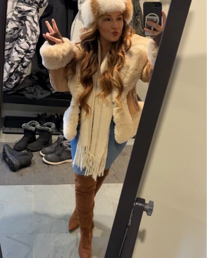 Faux Fur Coat  - Image 4