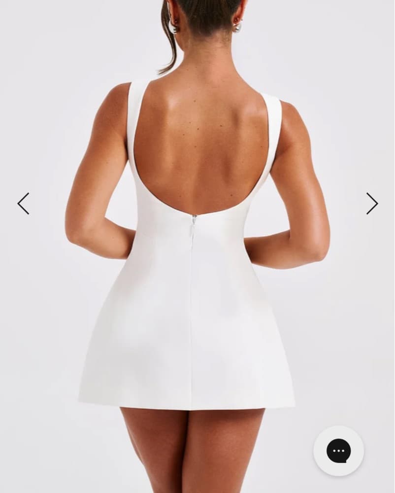 White BabyBoo ALANA MINI DRESS - Image 4