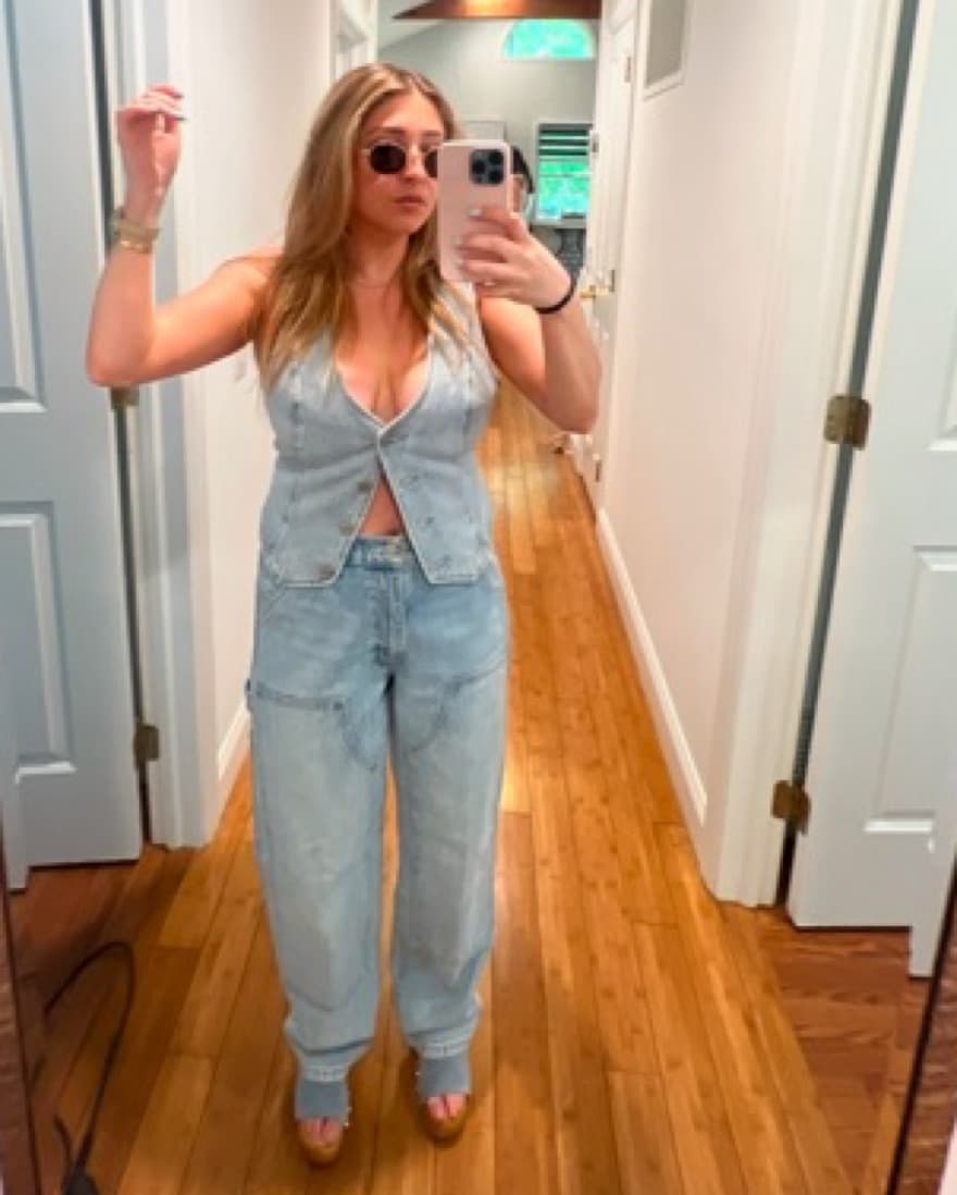 Aritzia Two Piece Denim Set  - Image 1