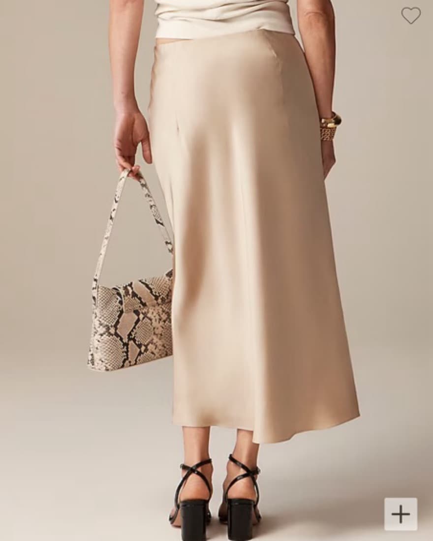 J Crew Midi Silk Skirt - Image 2